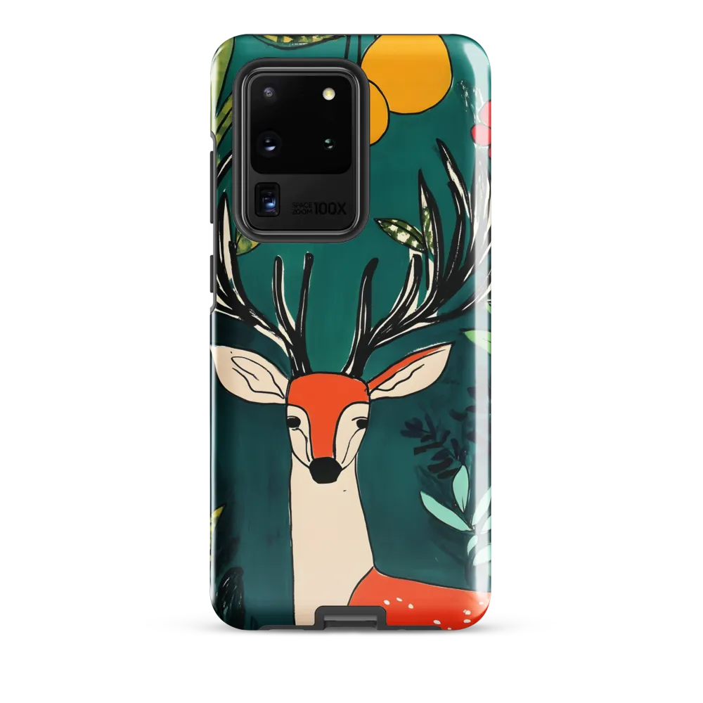 Nature's Embrace: The Majestic Deer | Phone Case |  S20 Ultra | Tough Case | Glossy