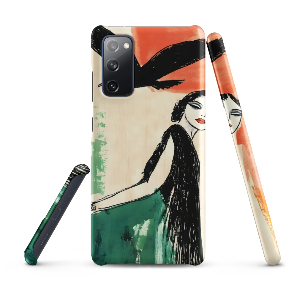 Elegance in Flight | Phone Case |  S20 FE | Snap Case | Matte
