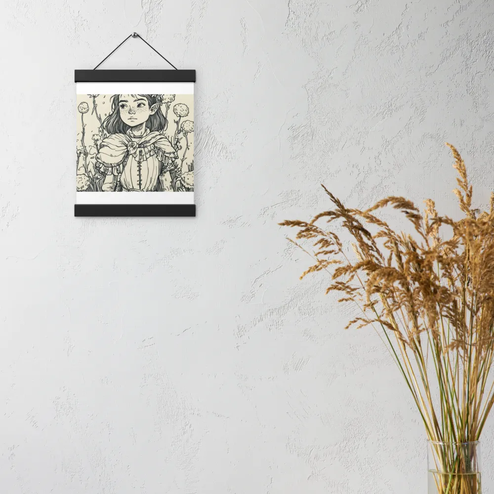 A Young Guardian of Nature | Poster With Black Wood Hanger | 8″×10″