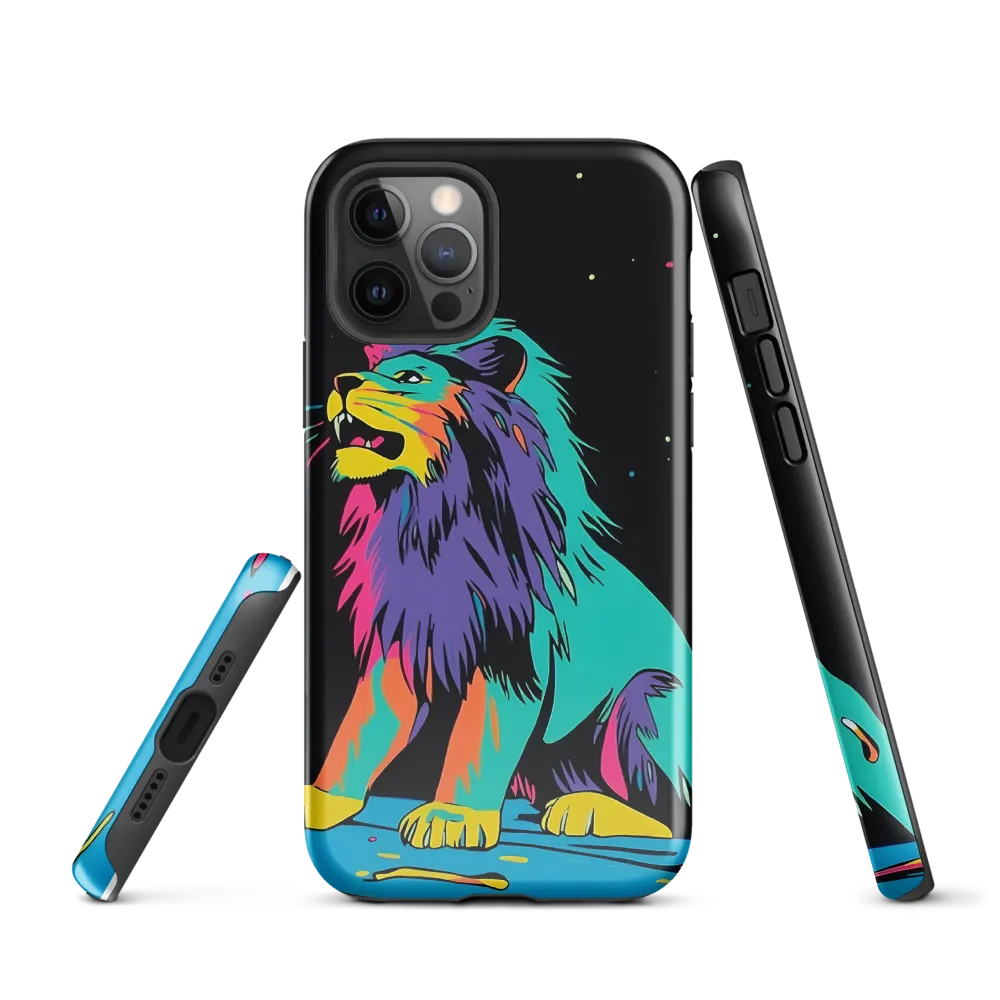 Roaring Colors: The Neon Lion