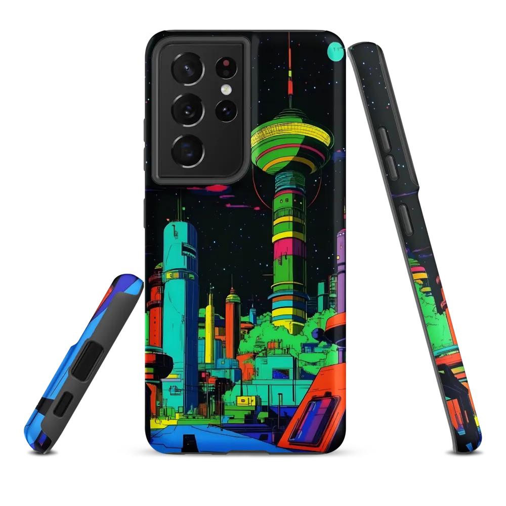 Neon Dreams: A Futuristic Cityscape