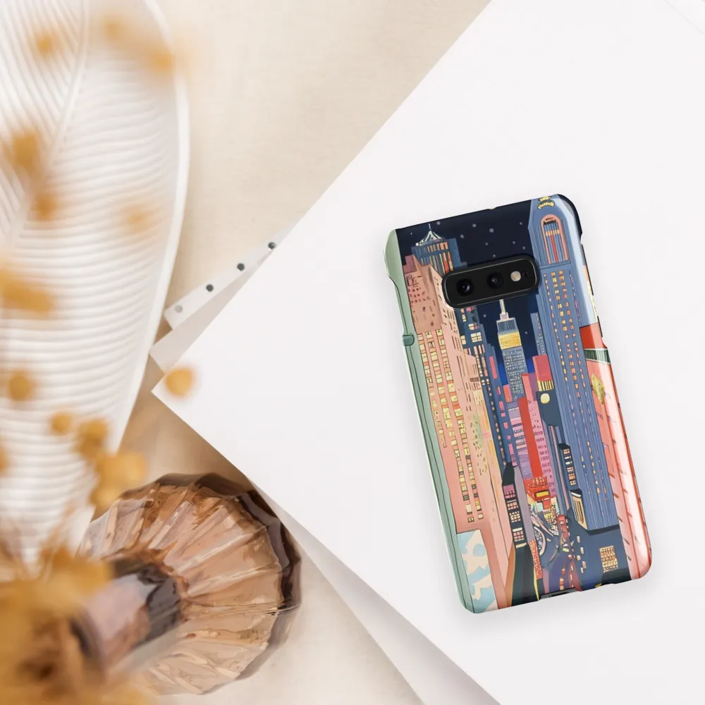 Urban Dreamscape: A Pop Art Night | Phone Case |  S10e | Snap Case | Glossy