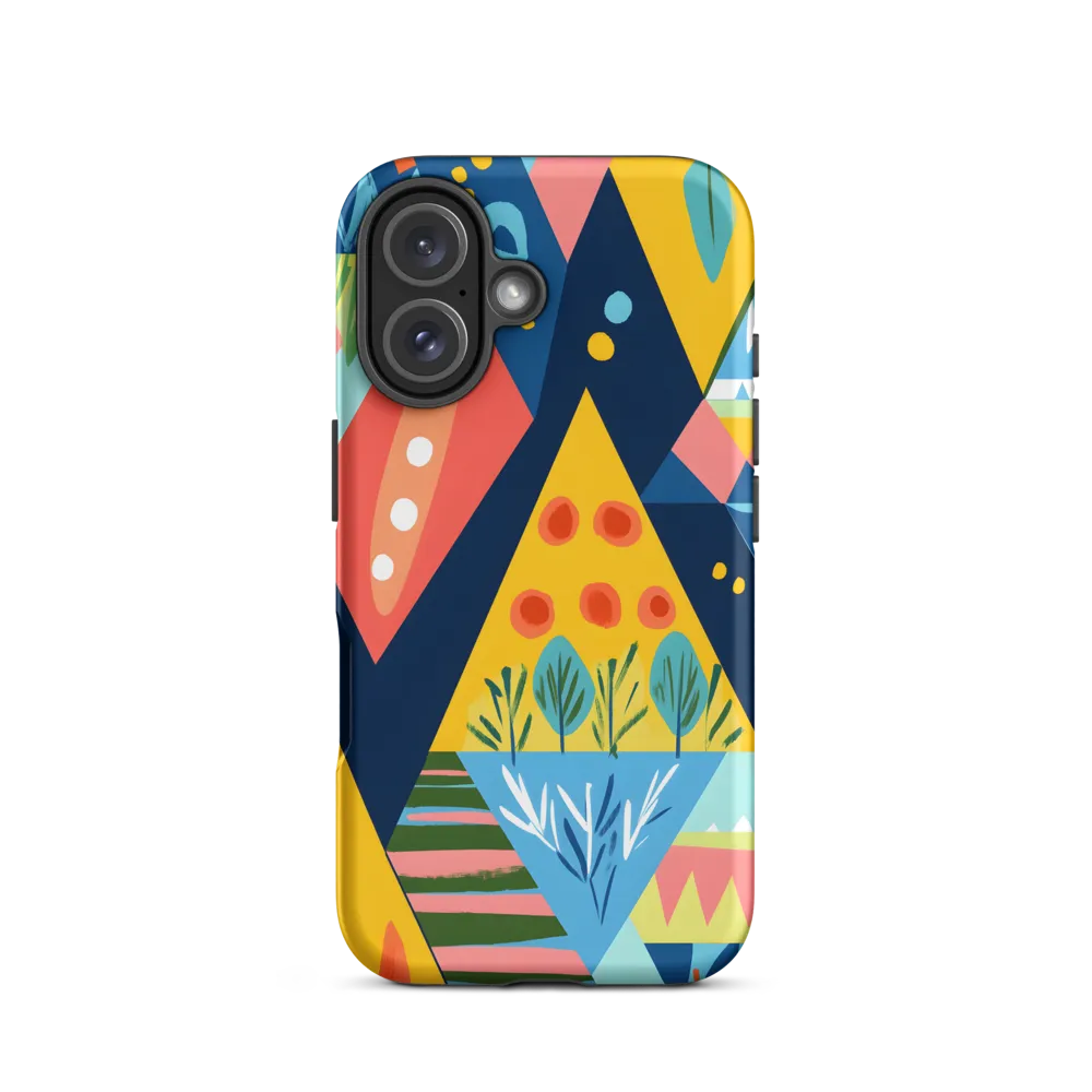 Vibrant Geometric Harmony | Phone Case