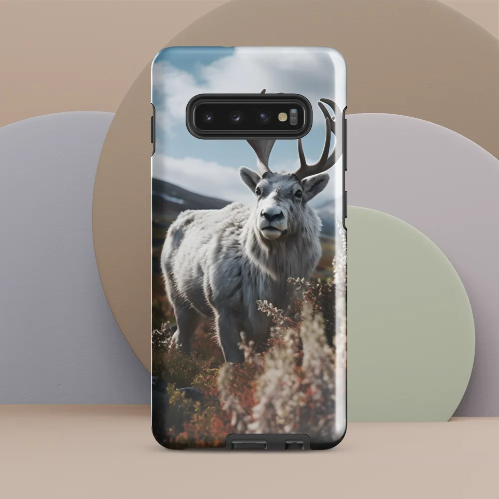 Majestic Harmony: The Reindeer in Nature | Phone Case |  S10 Plus | Tough Case | Glossy