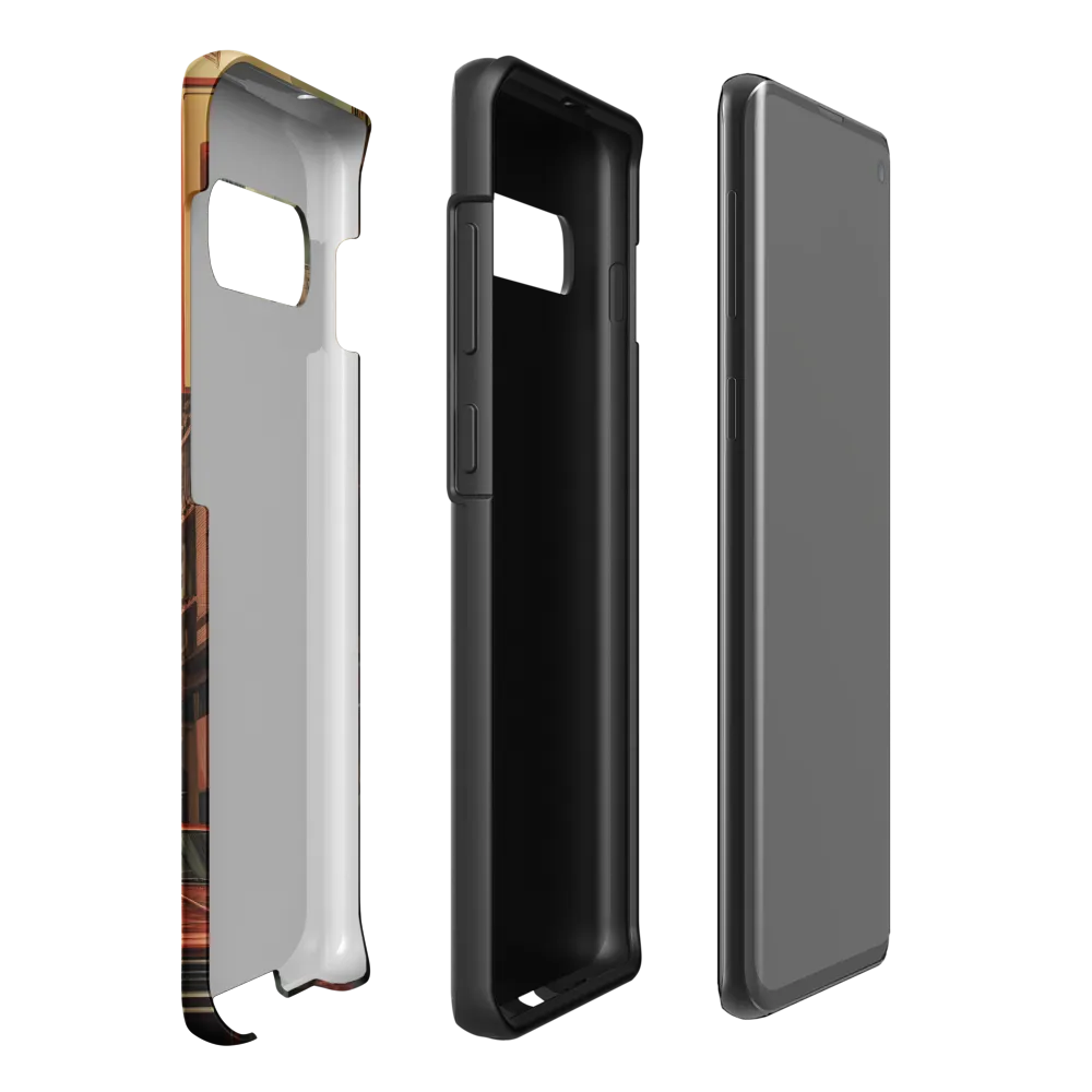 Nostalgic Cityscape: Reflections of a Forgotten Era | Phone Case |  S10 Plus | Tough Case | Matte