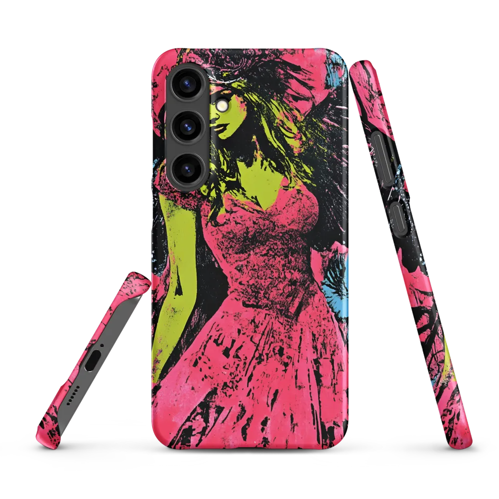 Mystical Angel in Neon Dreams