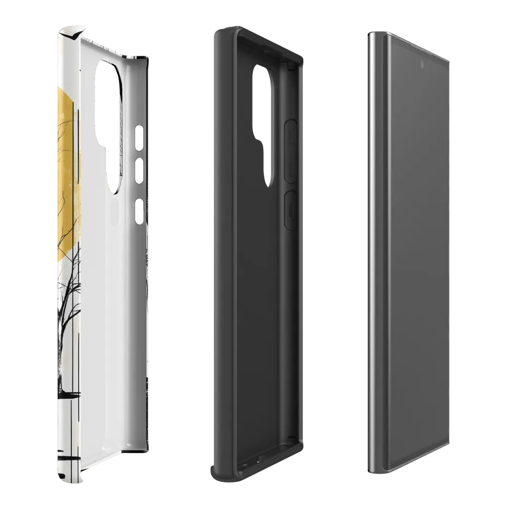 Solitude Under the Yellow Sun | Phone Case |  S22 Ultra | Tough Case | Matte
