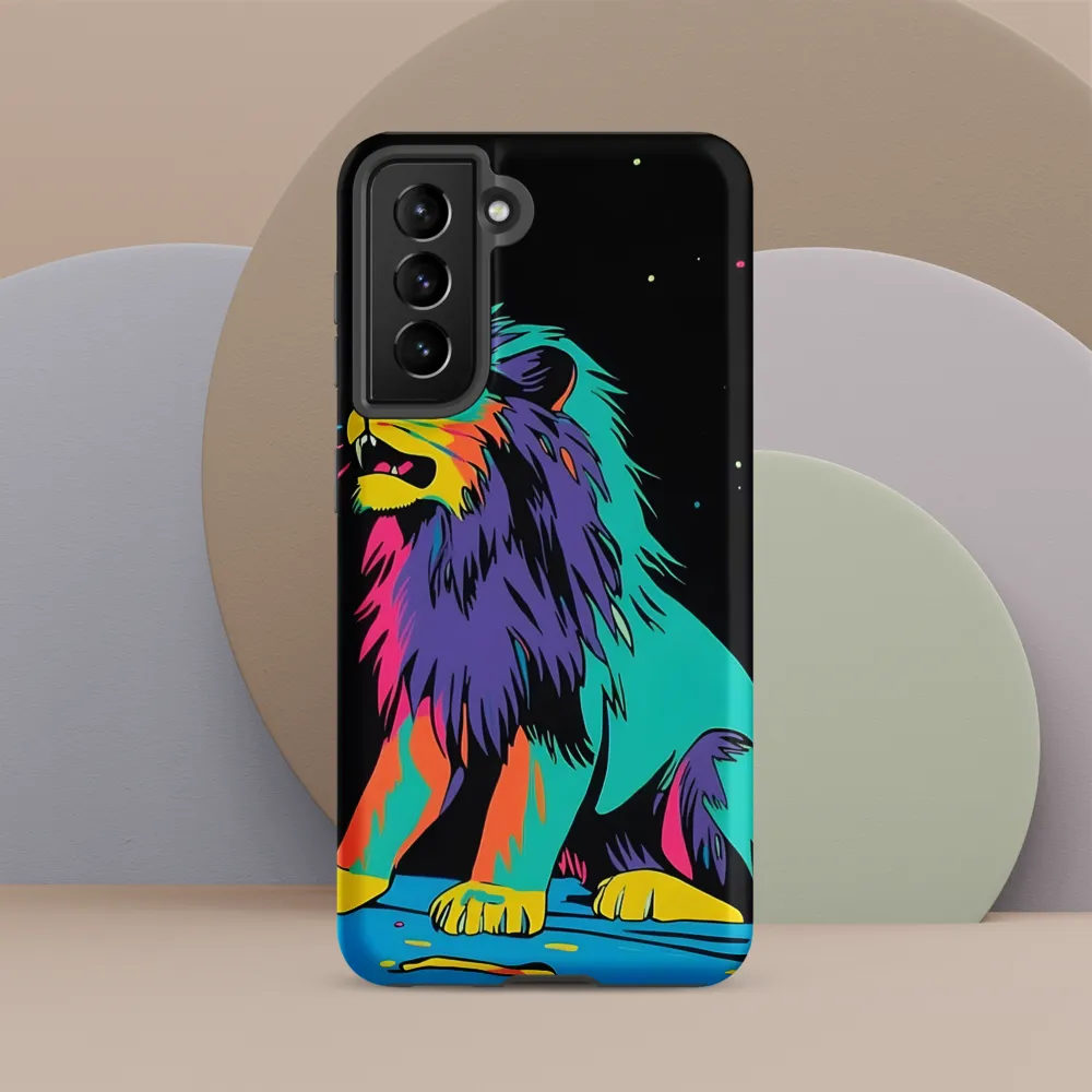 Roaring Colors: The Neon Lion