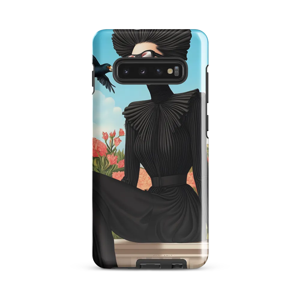 Chic Elegance in Bloom | Phone Case |  S10 Plus | Tough Case | Glossy