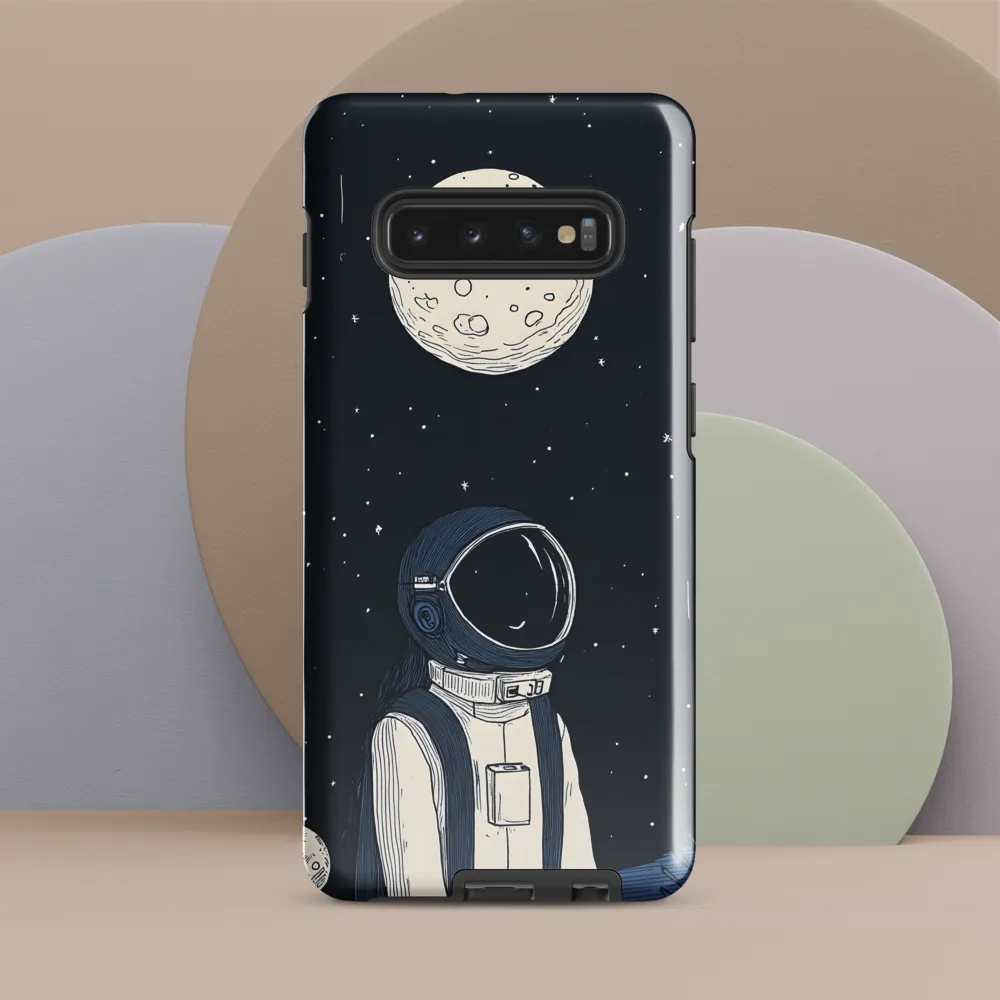 Gazing at the Cosmos | Phone Case |  S10 Plus | Tough Case | Glossy