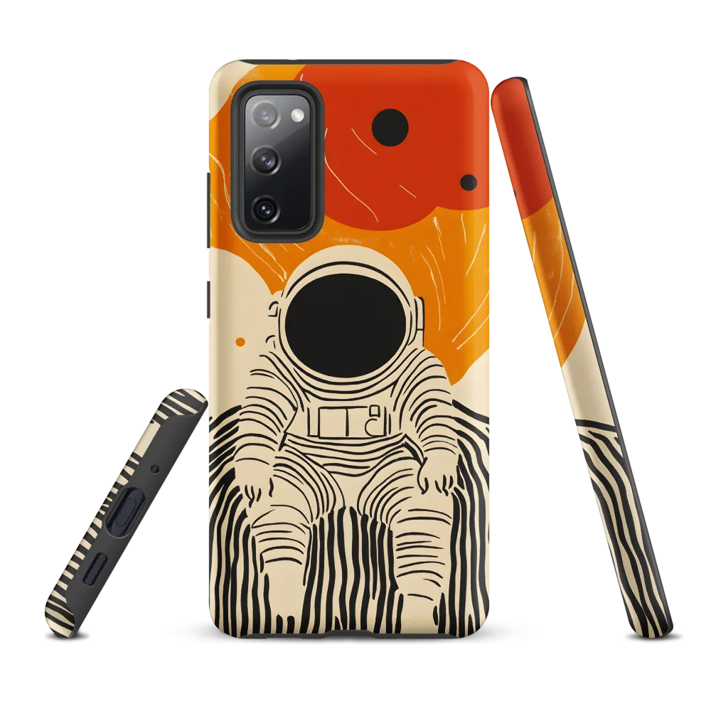 Astronaut in Cosmic Thoughts | Phone Case |  S20 FE | Tough Case | Matte