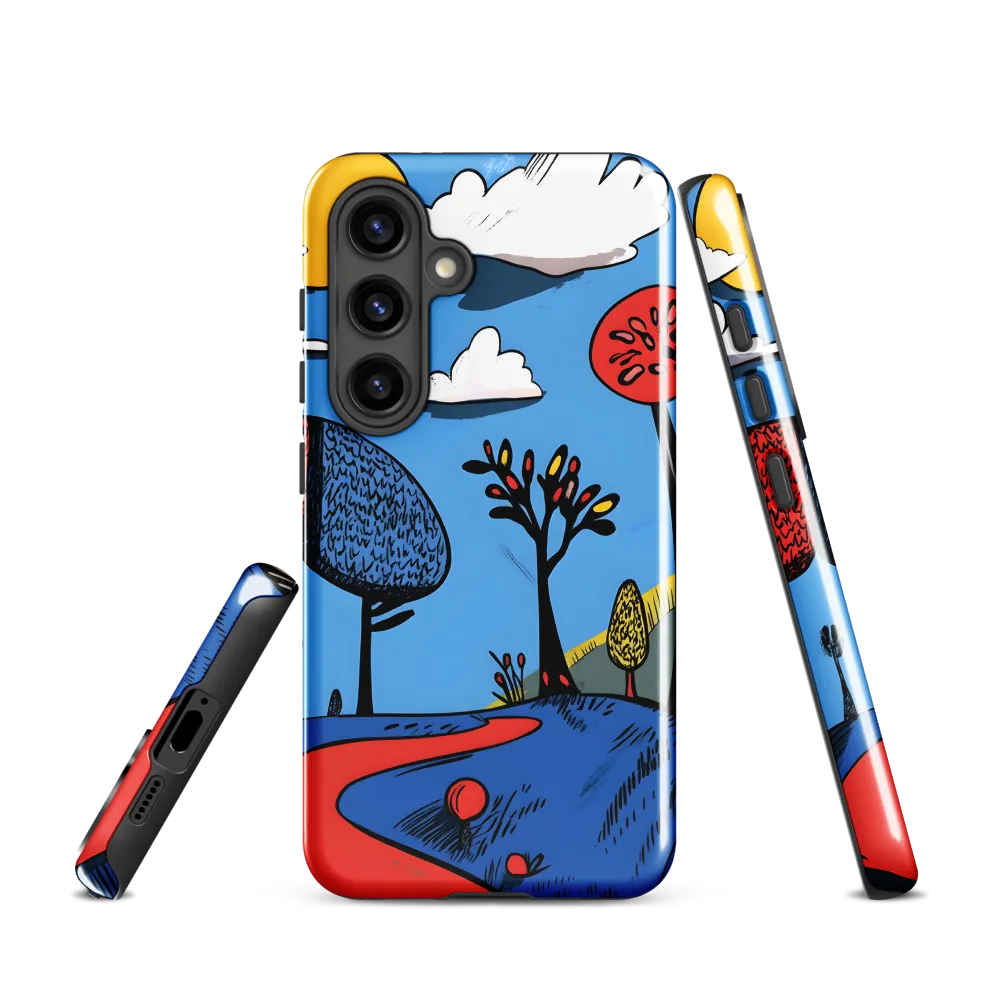 A Playful Journey Through Whimsical Woods | Phone Case |  S24 | Tough Case | Glossy