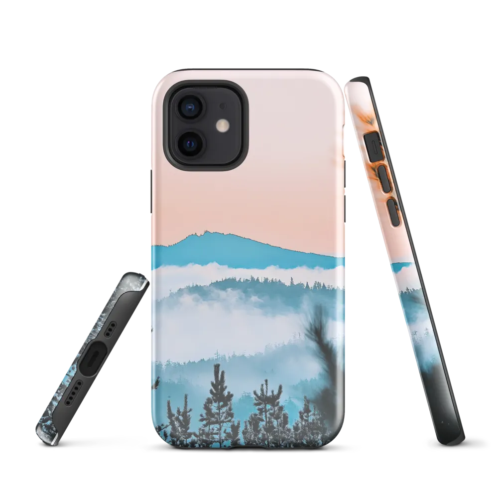 Tranquil Dawn Over Mountains | Phone Case |  12 | Tough Case | Glossy