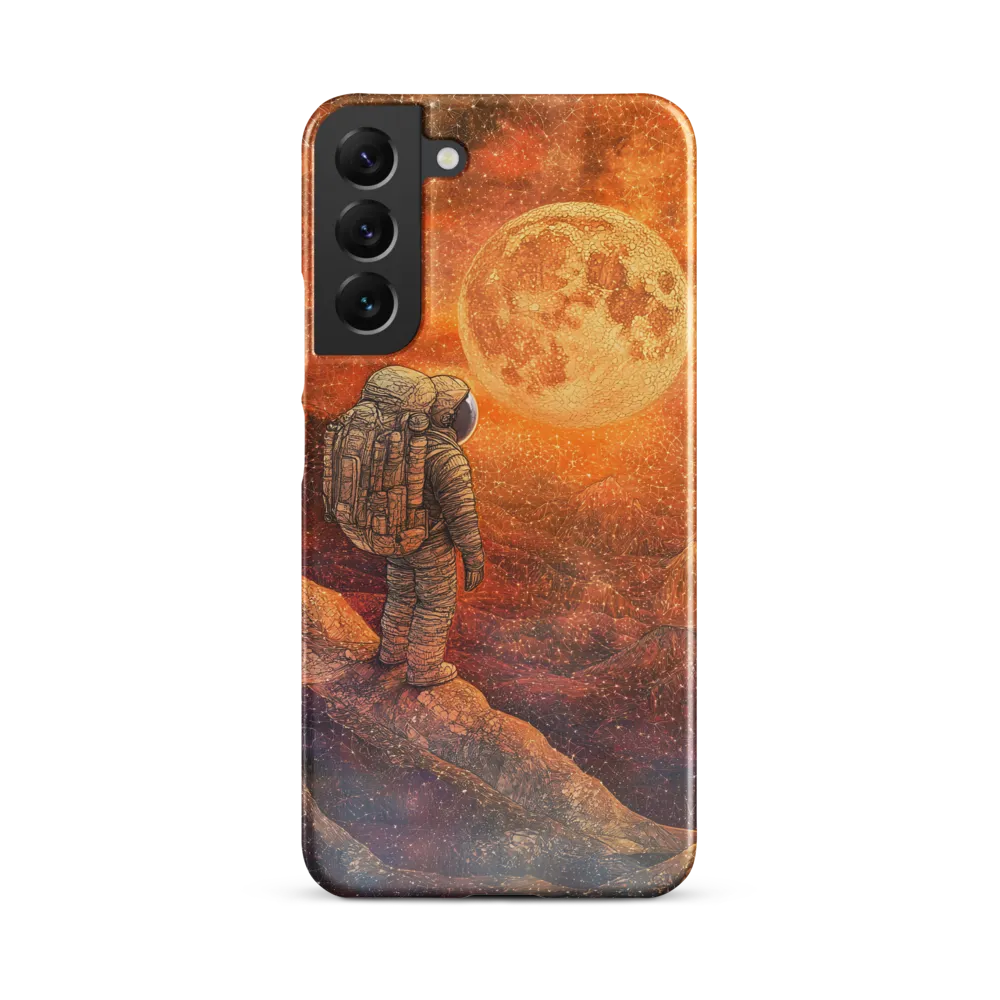 Journey to the Celestial: An Astronaut's Reflection | Phone Case |  S22 Plus | Snap Case | Glossy