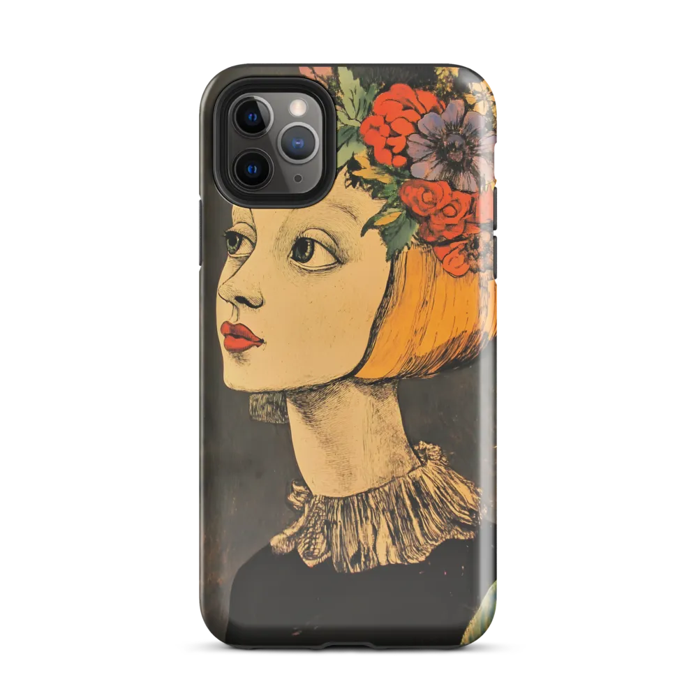 Whimsical Floral Crown | Phone Case |  11 Pro Max | Tough Case | Glossy