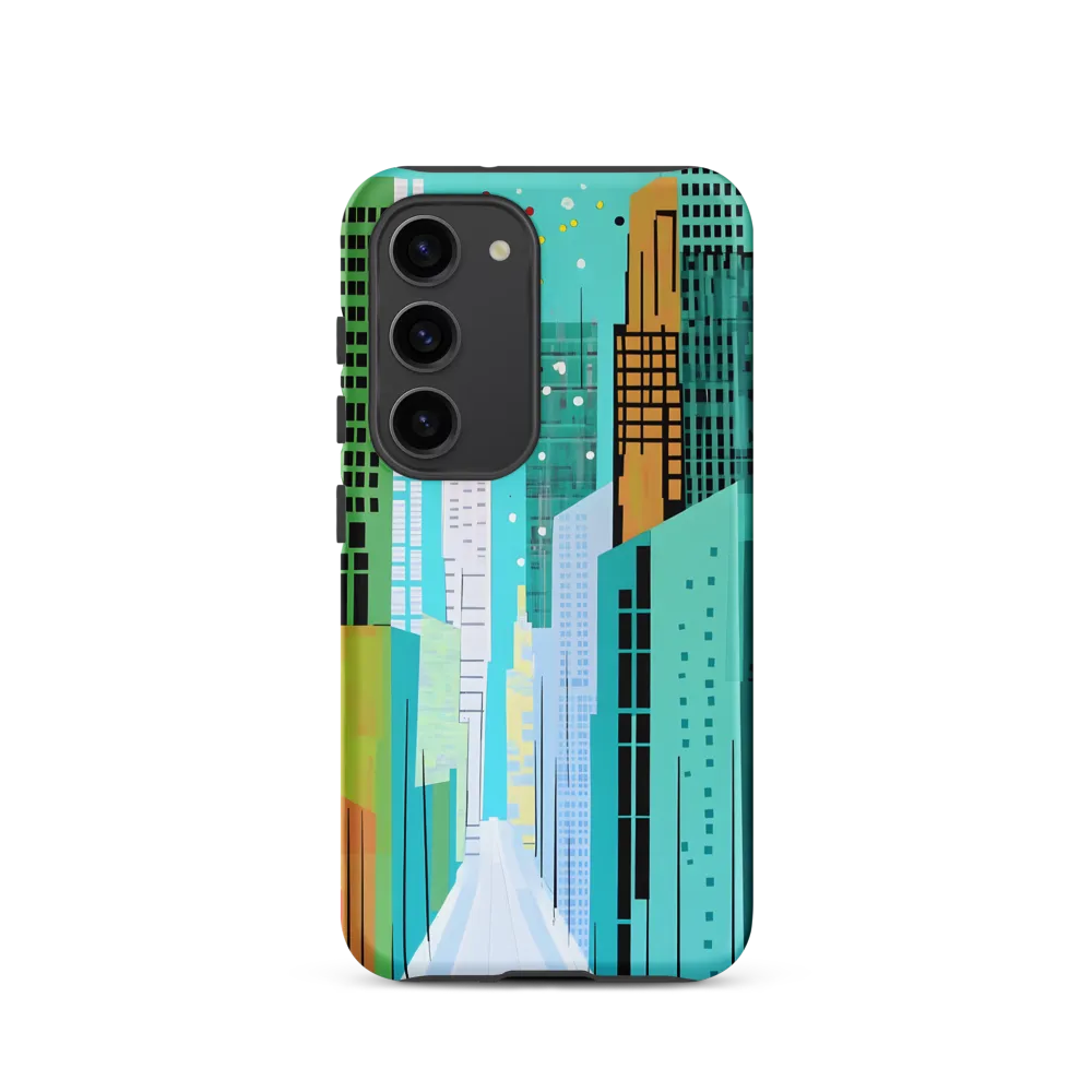 Urban Symphony in Turquoise