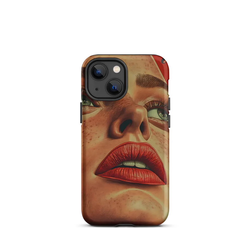 Red Intensity: A Portrait of Elegance
