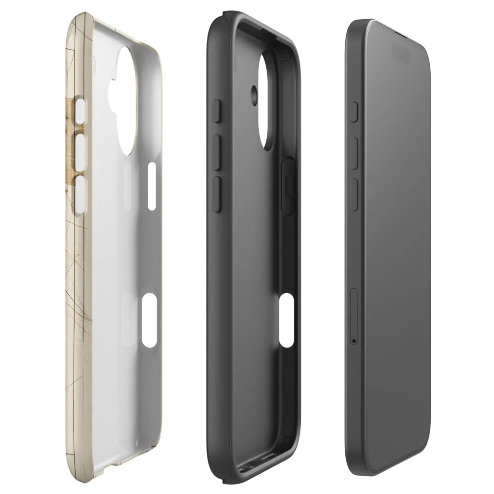 Elegance in Lines | Phone Case |  16 Plus | Tough Case | Matte