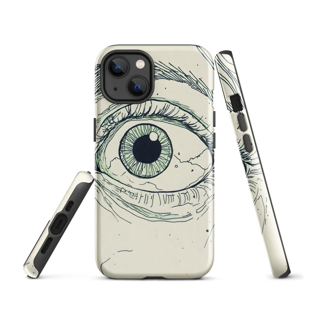 Observant Gaze | Phone Case |  13 | Tough Case | Glossy