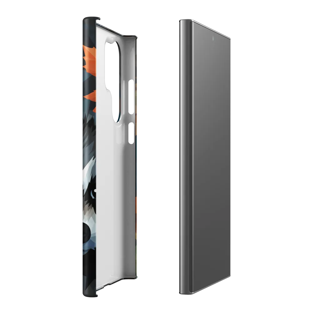 Whispers of Autumn: The Raccoon's Gaze | Phone Case |  S23 Ultra | Snap Case | Matte