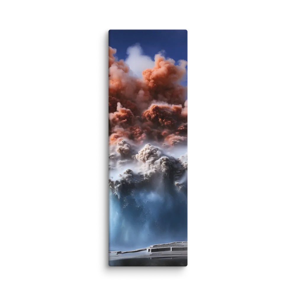 Eruption of Elements | Canvas | 20″×60″