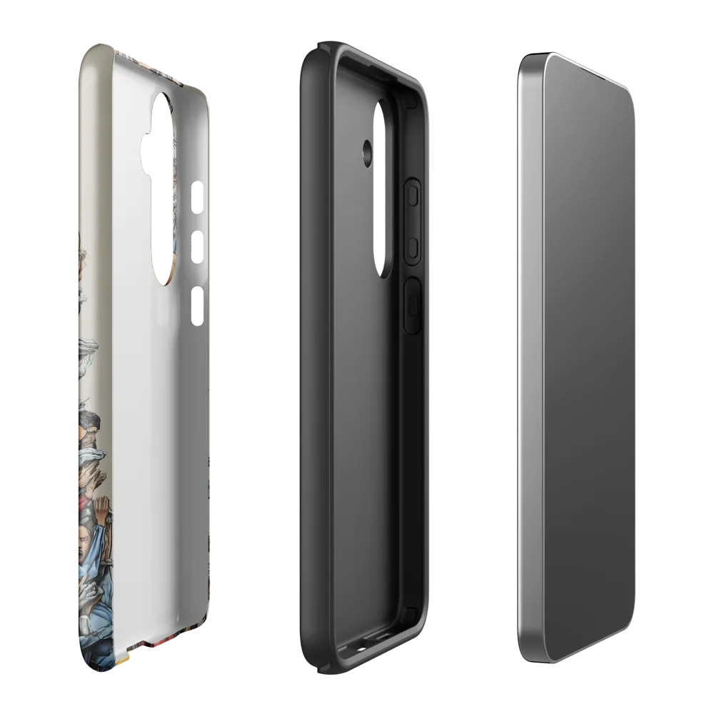 Breaking Free: A Surreal Struggle | Phone Case |  S24 Plus | Tough Case | Glossy