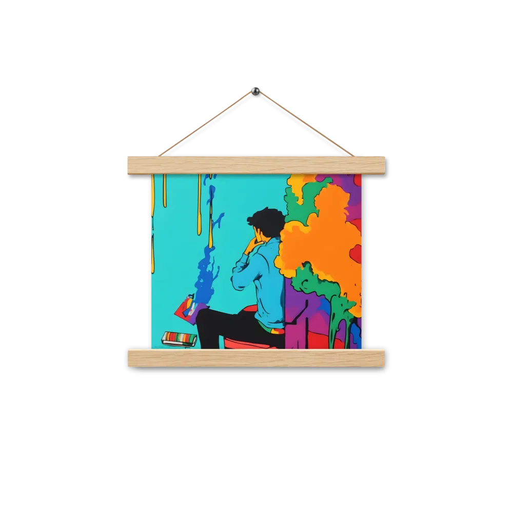 The Artist Within | Poster With Oak Wood Hanger | 10″×10″