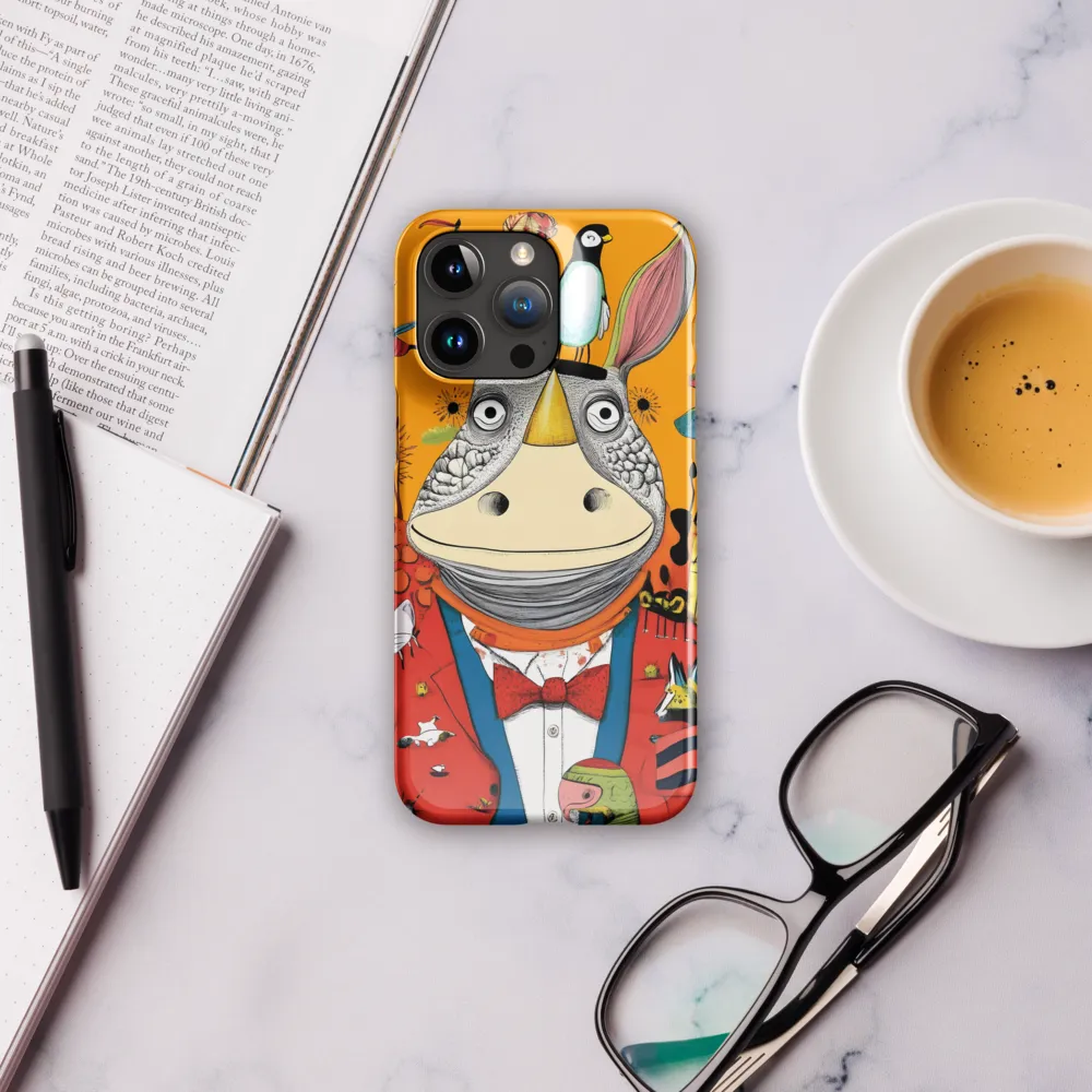 Whimsical Rhinoceros: A Playful Encounter