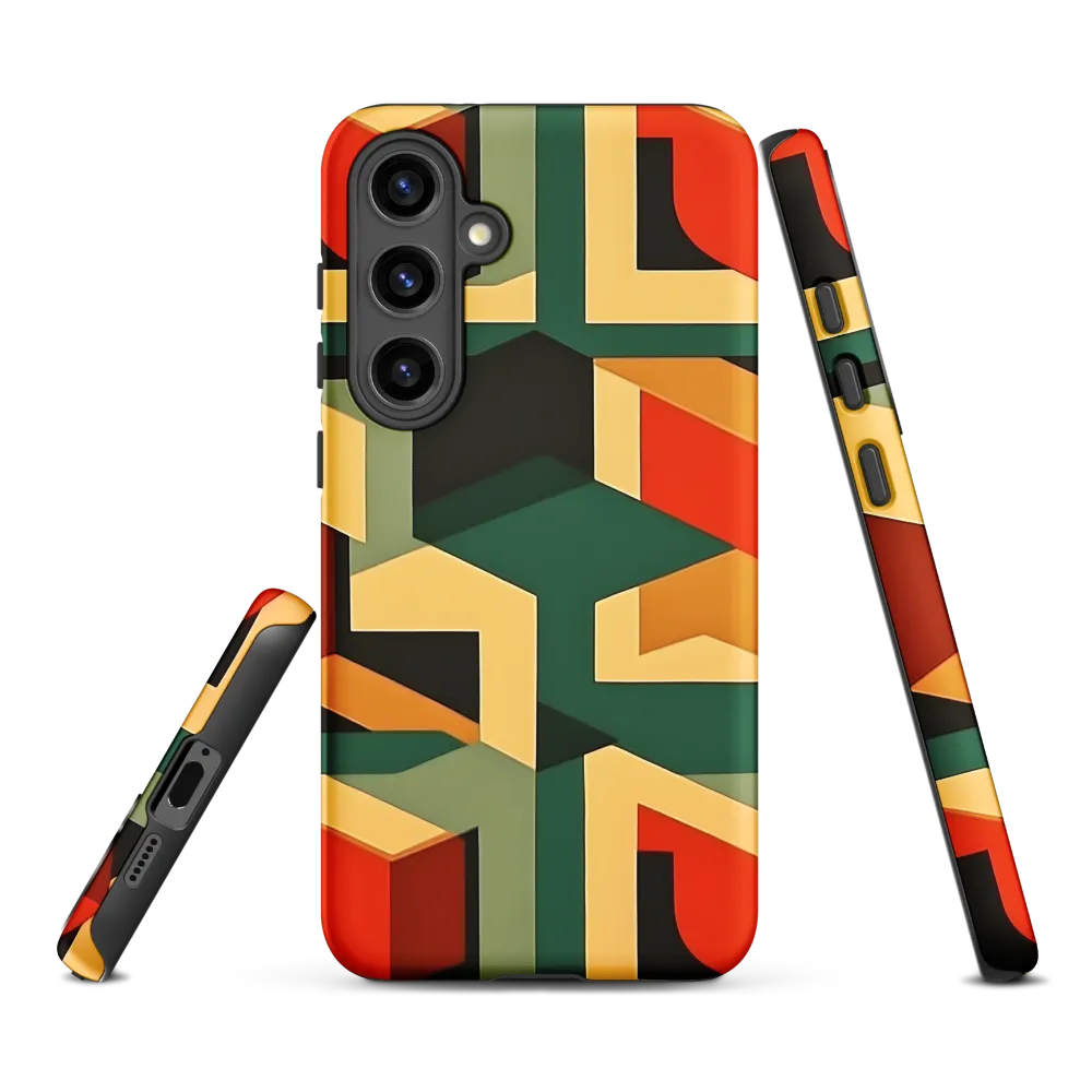 Dynamic Geometry: An Exploration of Form | Phone Case |  S24 Plus | Tough Case | Matte