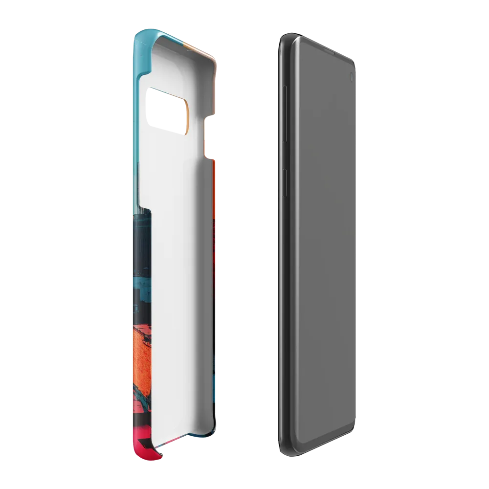 Urban Fusion: A Symphony of Color | Phone Case |  S10 Plus | Snap Case | Glossy