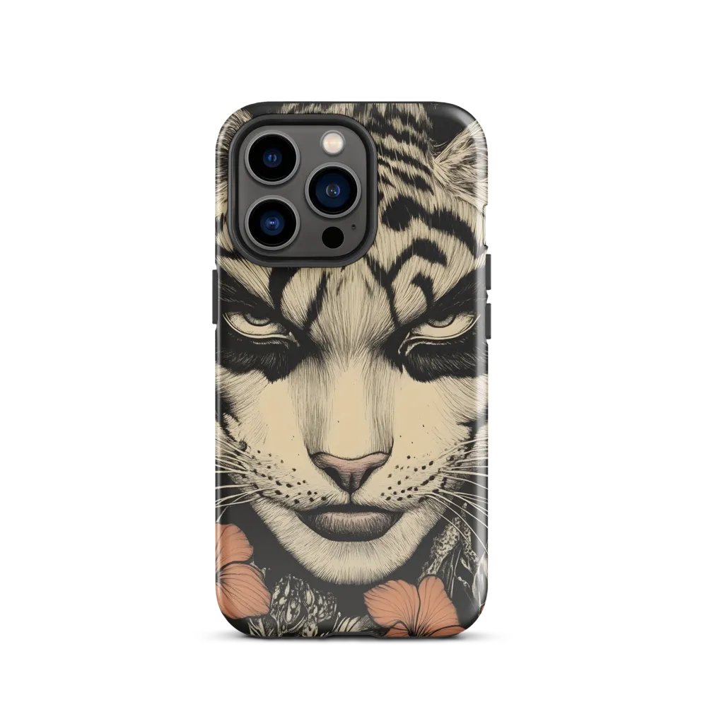 Feline Majesty: The Human-Leopard Connection | Phone Case |  13 Pro | Tough Case | Glossy