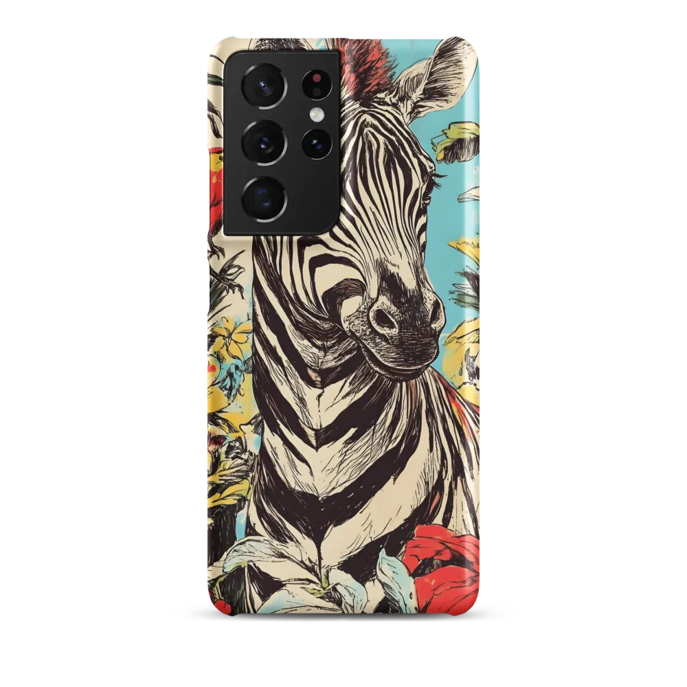Zebra in Tropical Reverie