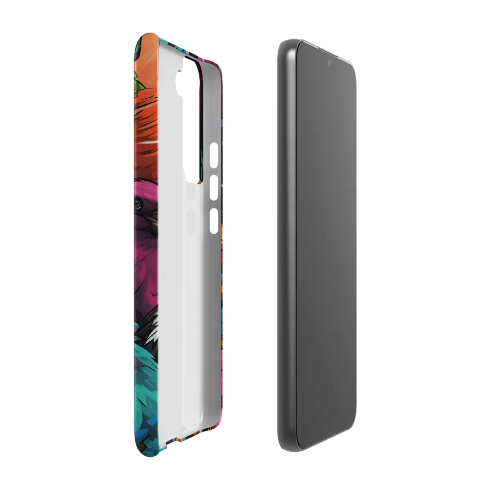 Avian Vortex: A Celebration of Color and Form | Phone Case |  S22 Plus | Snap Case | Matte
