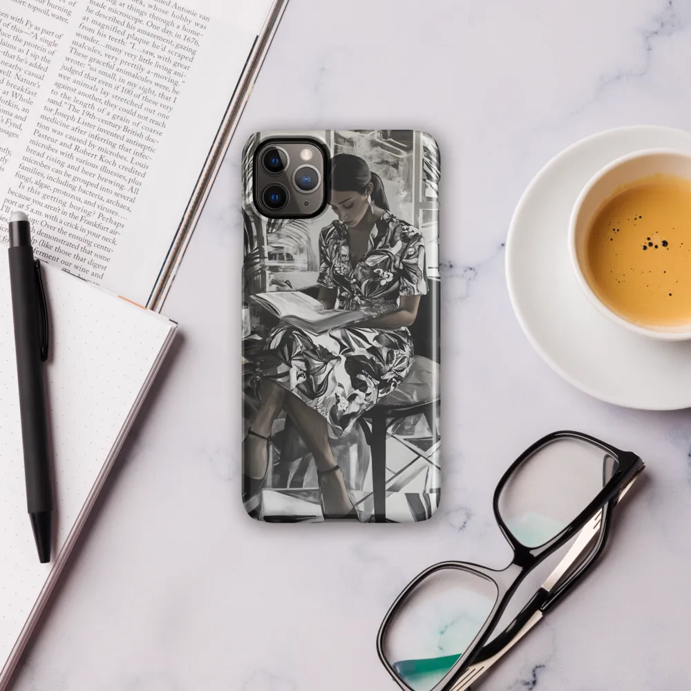 Serenity in Black and White | Phone Case |  11 Pro Max | Snap Case | Glossy