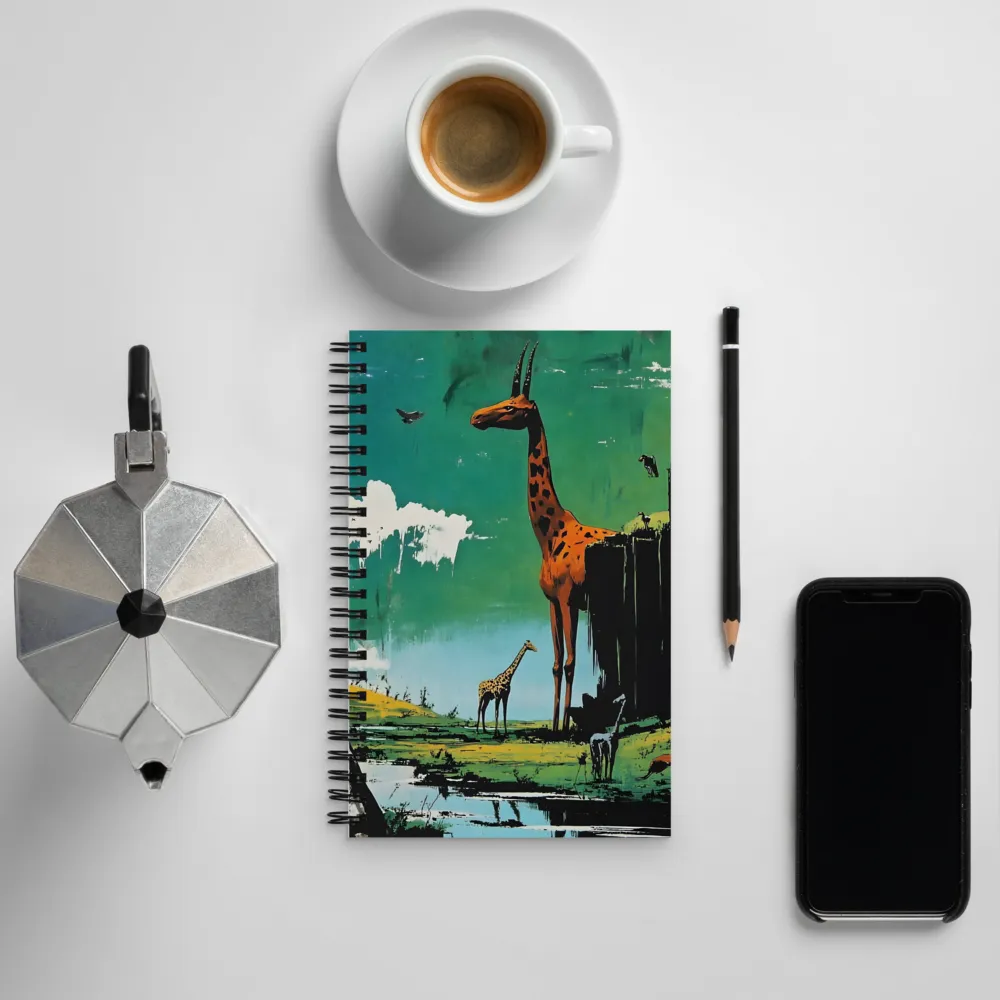 Giraffe Reverie | Spiral Notebook