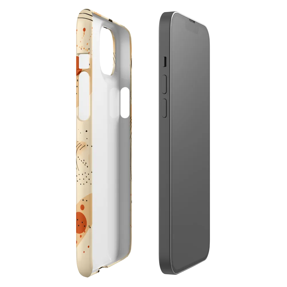 Playful Patterns in Earth Tones | Phone Case |  14 Plus | Snap Case | Matte