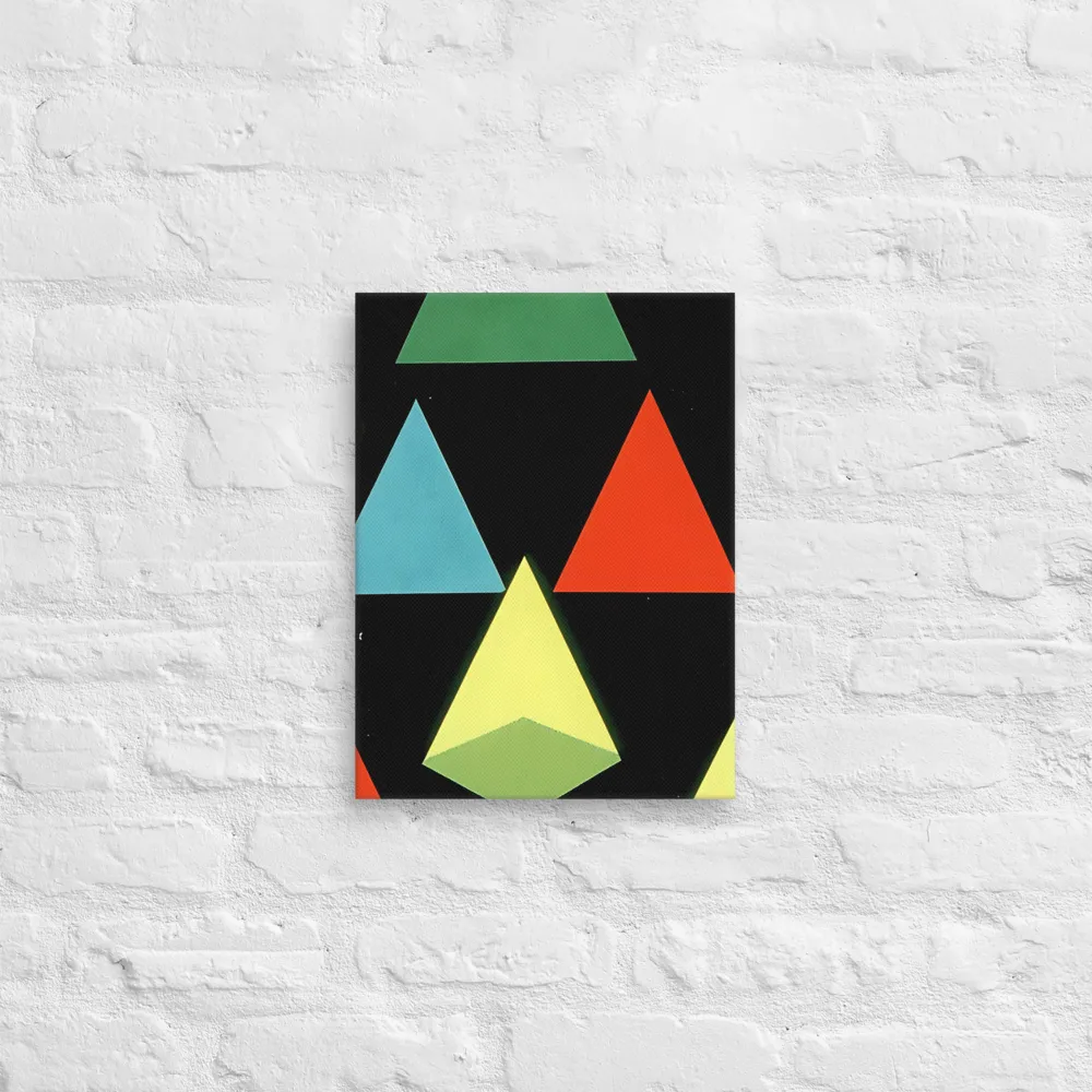 Geometric Harmony in Color | Canvas | 12″×16″