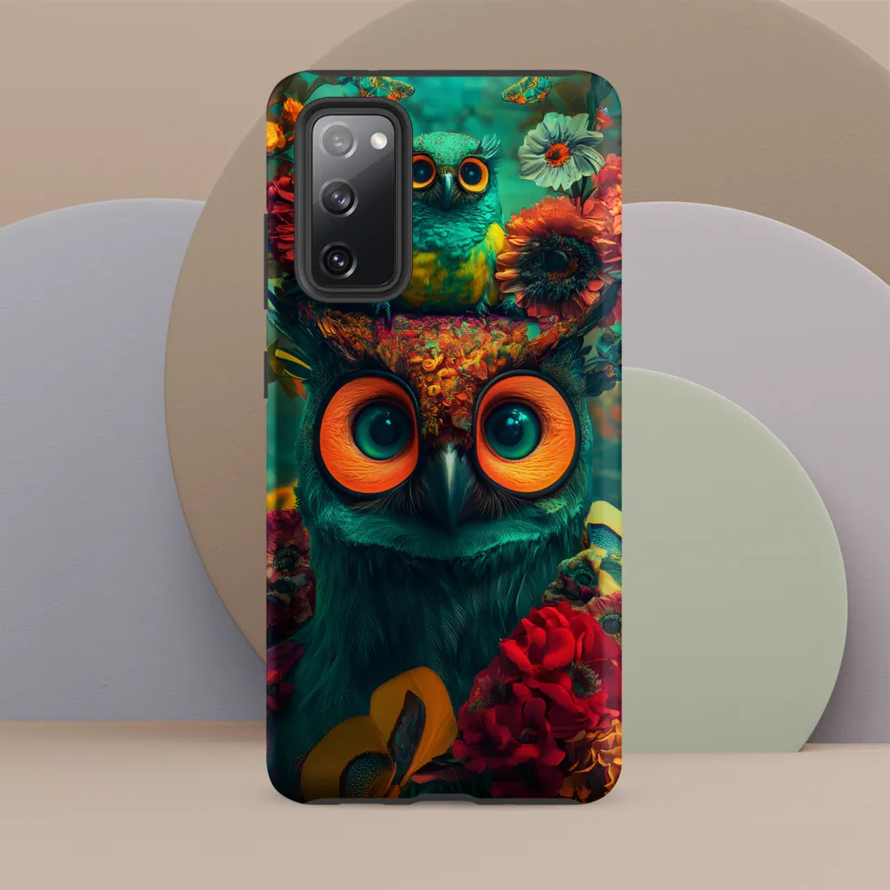 Majestic Harmony: The Floral Owl