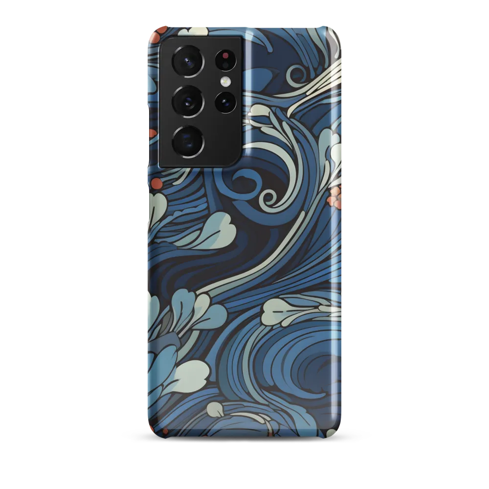 Nature's Elegance: An Oceanic Tapestry | Phone Case |  S21 Ultra | Snap Case | Glossy