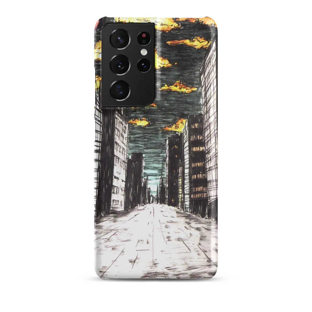 Eclipsed Cityscape | Phone Case |  S21 Ultra | Snap Case | Matte