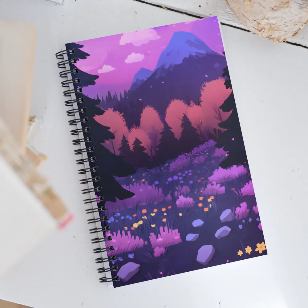 Whispers of a Dreamy Landscape | Spiral Notebook