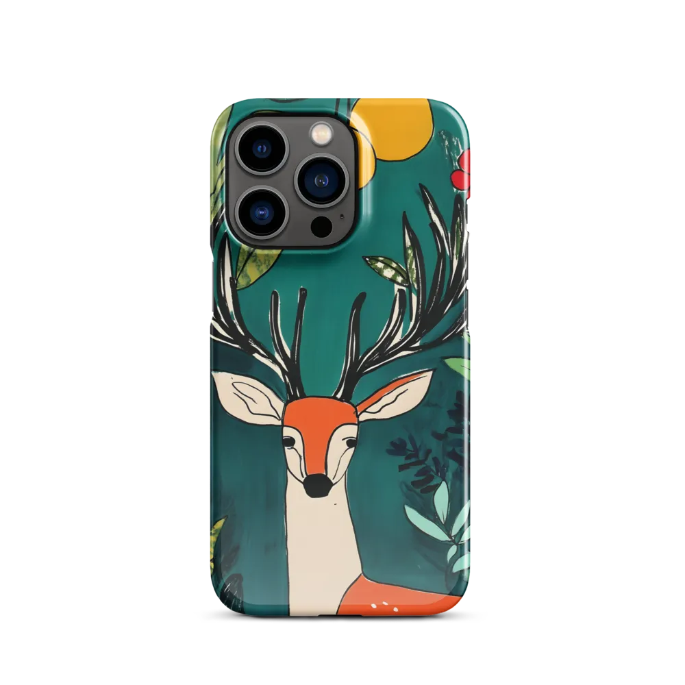 Nature's Embrace: The Majestic Deer | Phone Case |  13 Pro | Snap Case | Glossy