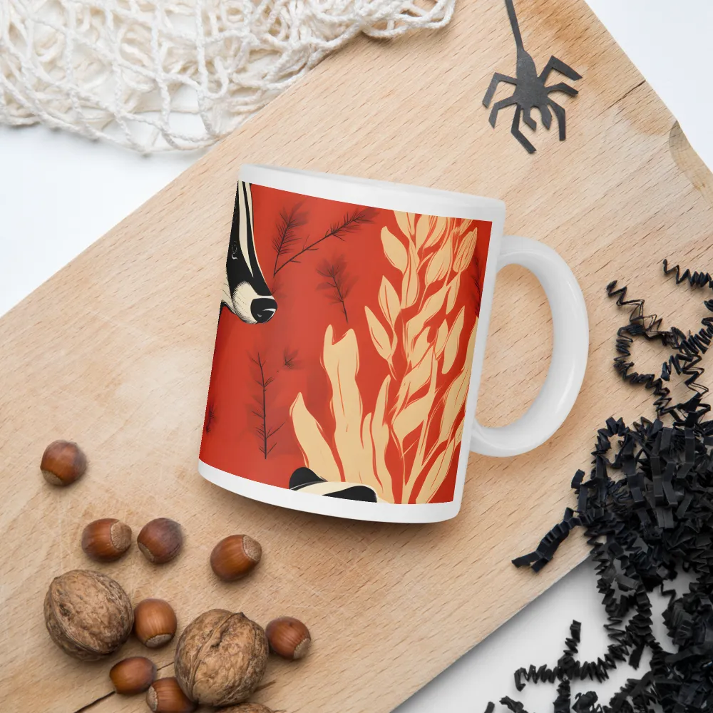 Whimsical Badger Dance | Mugs | Multiple Sizes & Colors