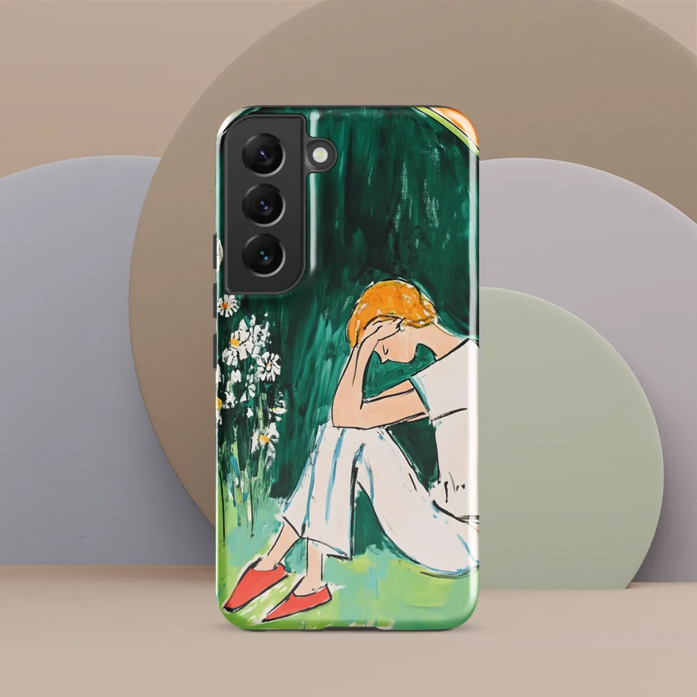 Silent Sorrow | Phone Case |  S22 | Tough Case | Glossy