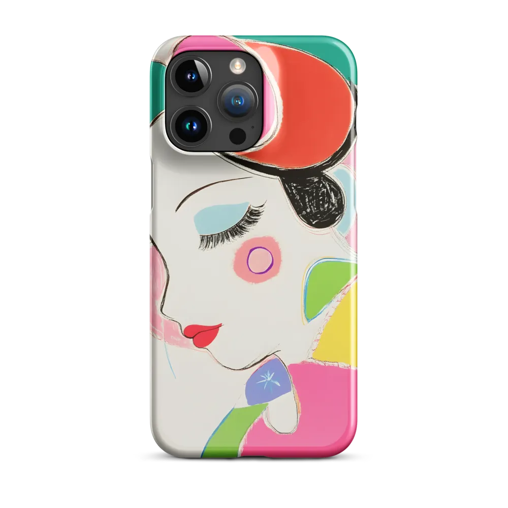 Whimsical Portrait in Colorful Abstraction