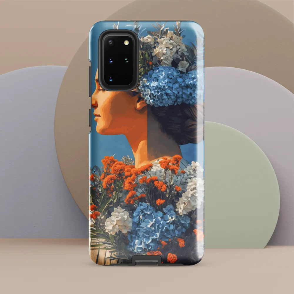 Floral Reverie: A Portrait of Serenity