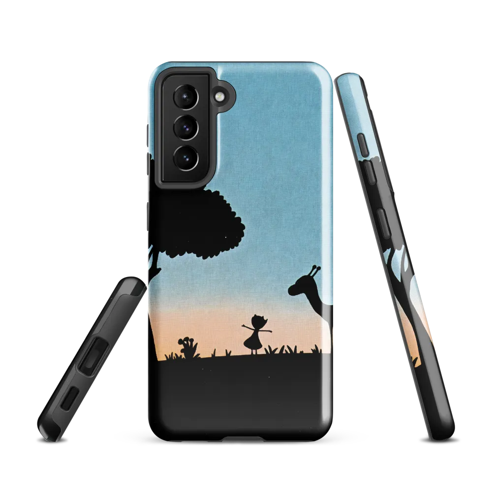Curiosity in the Silhouette | Phone Case |  S21 | Tough Case | Glossy
