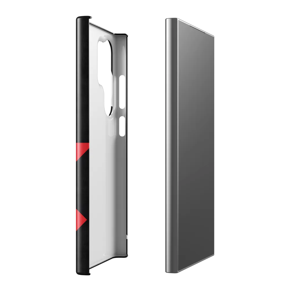 Geometric Symphony in Contrast | Phone Case |  S24 Ultra | Snap Case | Glossy