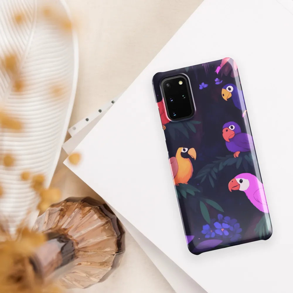 Tropical Parrot Playground | Phone Case |  S20 Plus | Snap Case | Glossy