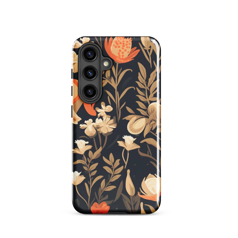 Floral Harmony: A Dance in the Dark